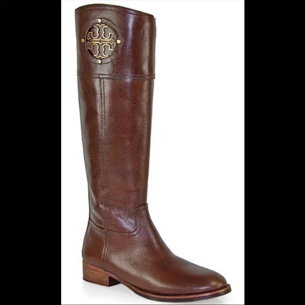 Tory Burch Kiernan Leather Riding Boots 6